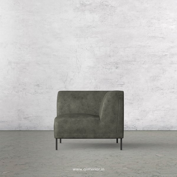 Luxura 1 Seater Modular Sofa in Fab Leather Fabric - MSFA004 FL07