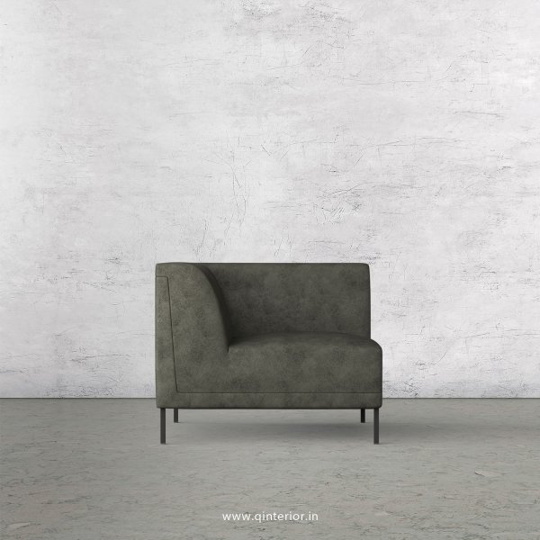 Luxura 1 Seater Modular Sofa in Fab Leather Fabric - MSFA001 FL07