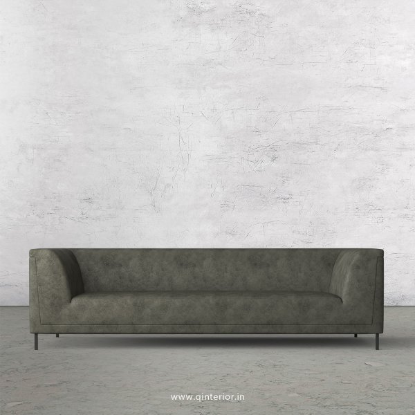 LUXURA 3 Seater Sofa in Fab Leather Fabric - SFA017 FL07