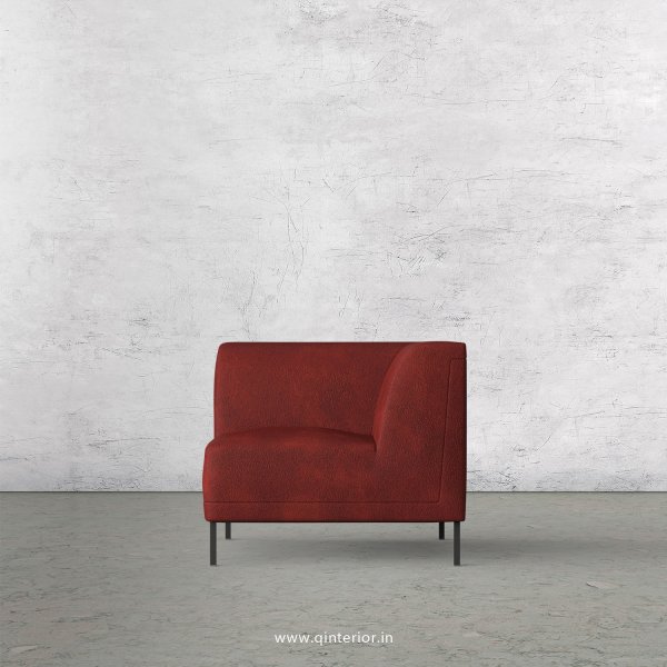 Luxura 1 Seater Modular Sofa in Fab Leather Fabric - MSFA004 FL08