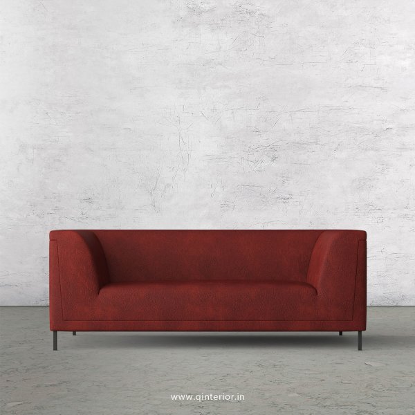 LUXURA 2 Seater Sofa in Fab Leather Fabric - SFA017 FL08