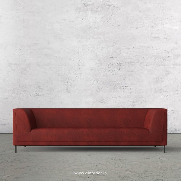 LUXURA 3 Seater Sofa in Fab Leather Fabric - SFA017 FL08