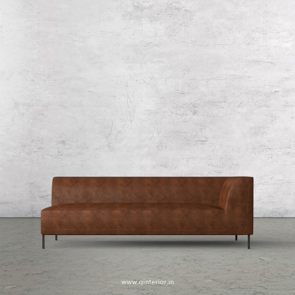 Luxura 3 Seater Modular Sofa in Fab Leather Fabric - MSFA006 FL09