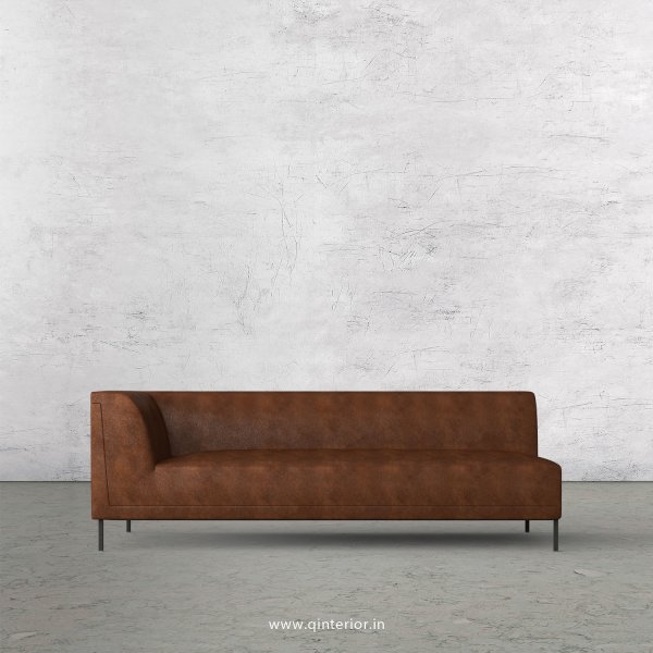 Luxura 3 Seater Modular Sofa in Fab Leather Fabric - MSFA003 FL09
