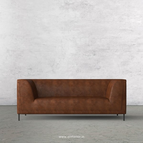 LUXURA 2 Seater Sofa in Fab Leather Fabric - SFA017 FL09