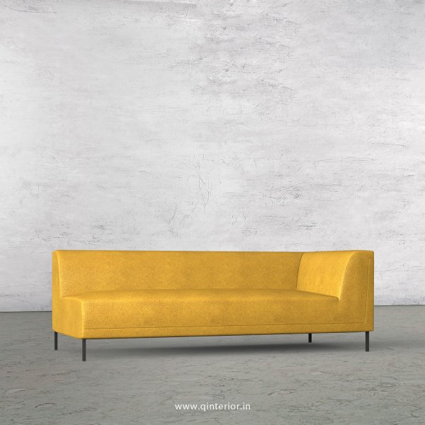 Luxura 3 Seater Modular Sofa in Fab Leather Fabric - MSFA006 FL18
