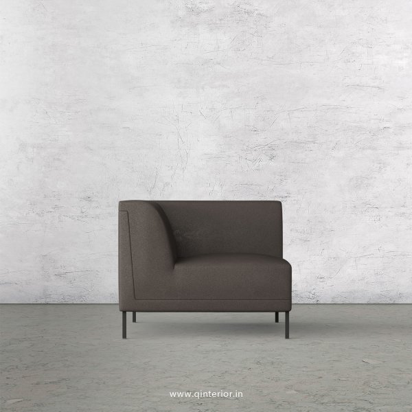 Luxura 1 Seater Modular Sofa in Fab Leather Fabric - MSFA001 FL15