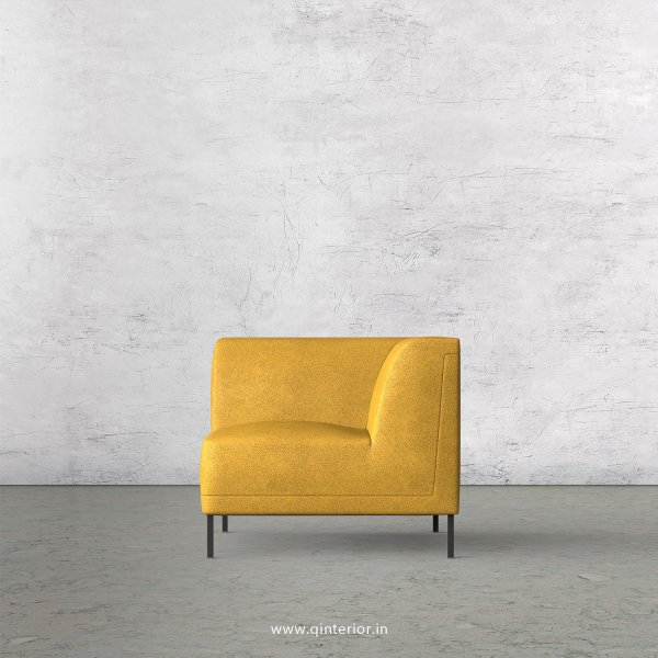 Luxura 1 Seater Modular Sofa in Fab Leather Fabric - MSFA004 FL18