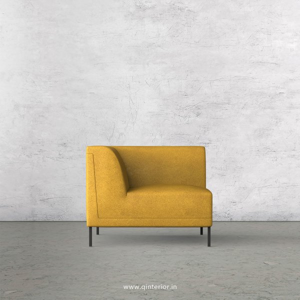 Luxura 1 Seater Modular Sofa in Fab Leather Fabric - MSFA001 FL18