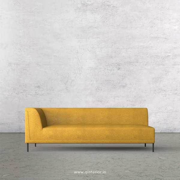 Luxura 3 Seater Modular Sofa in Fab Leather Fabric - MSFA003 FL18