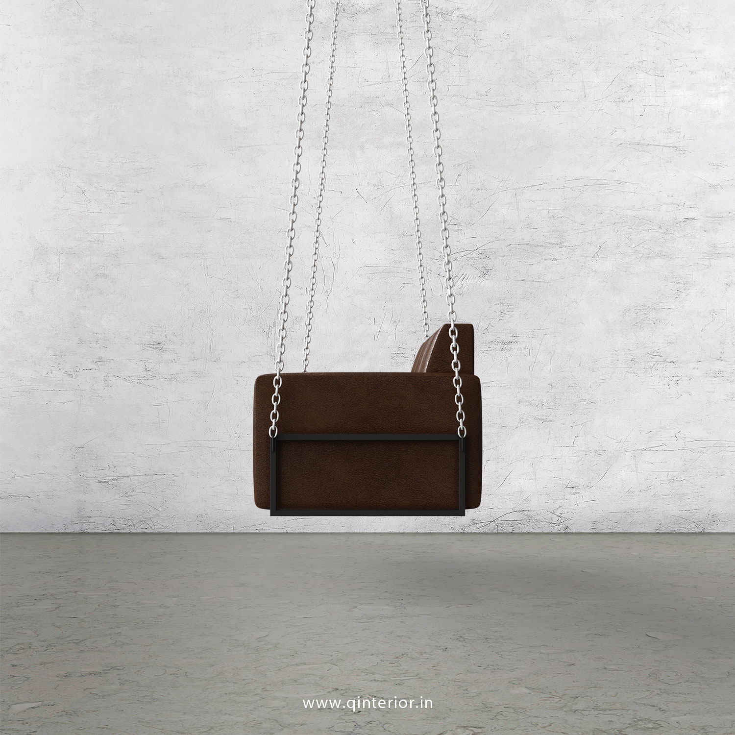 NIRVANA 2 Seater Swing Sofa in Fab Leather Fabric - SSF001 FL09