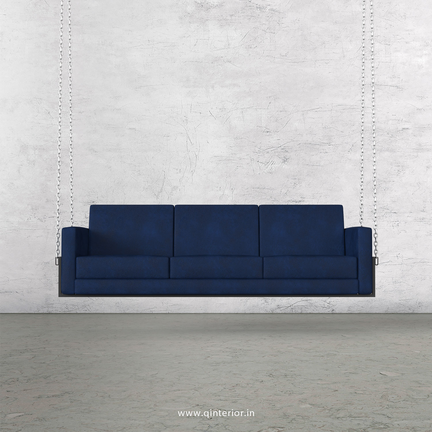 NIRVANA 3 Seater Swing Sofa in Fab Leather Fabric - SSF001 FL05