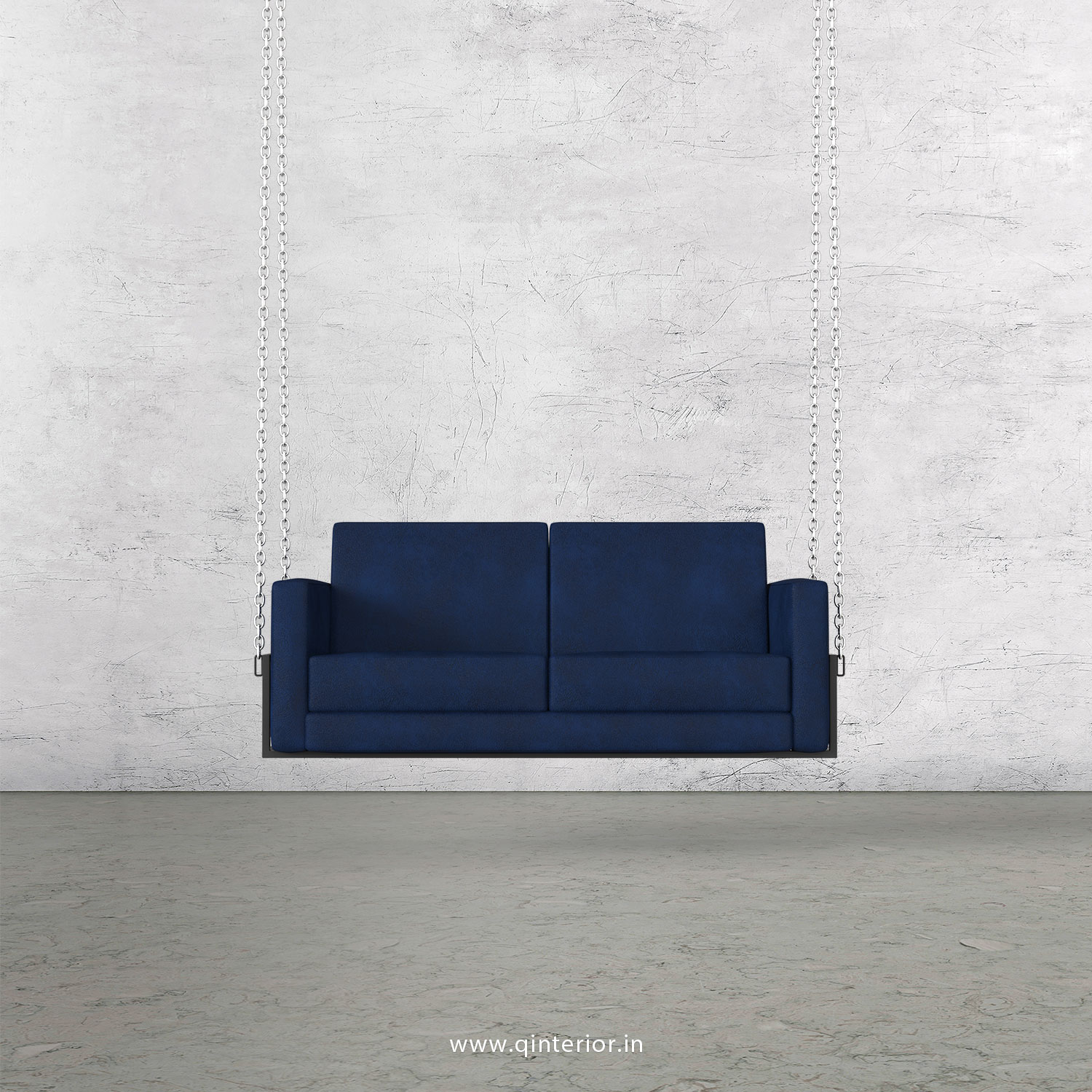 NIRVANA 2 Seater Swing Sofa in Fab Leather Fabric - SSF001 FL05