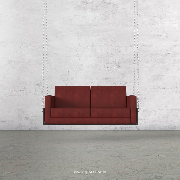 NIRVANA 2 Seater Swing Sofa in Fab Leather Fabric - SSF001 FL08