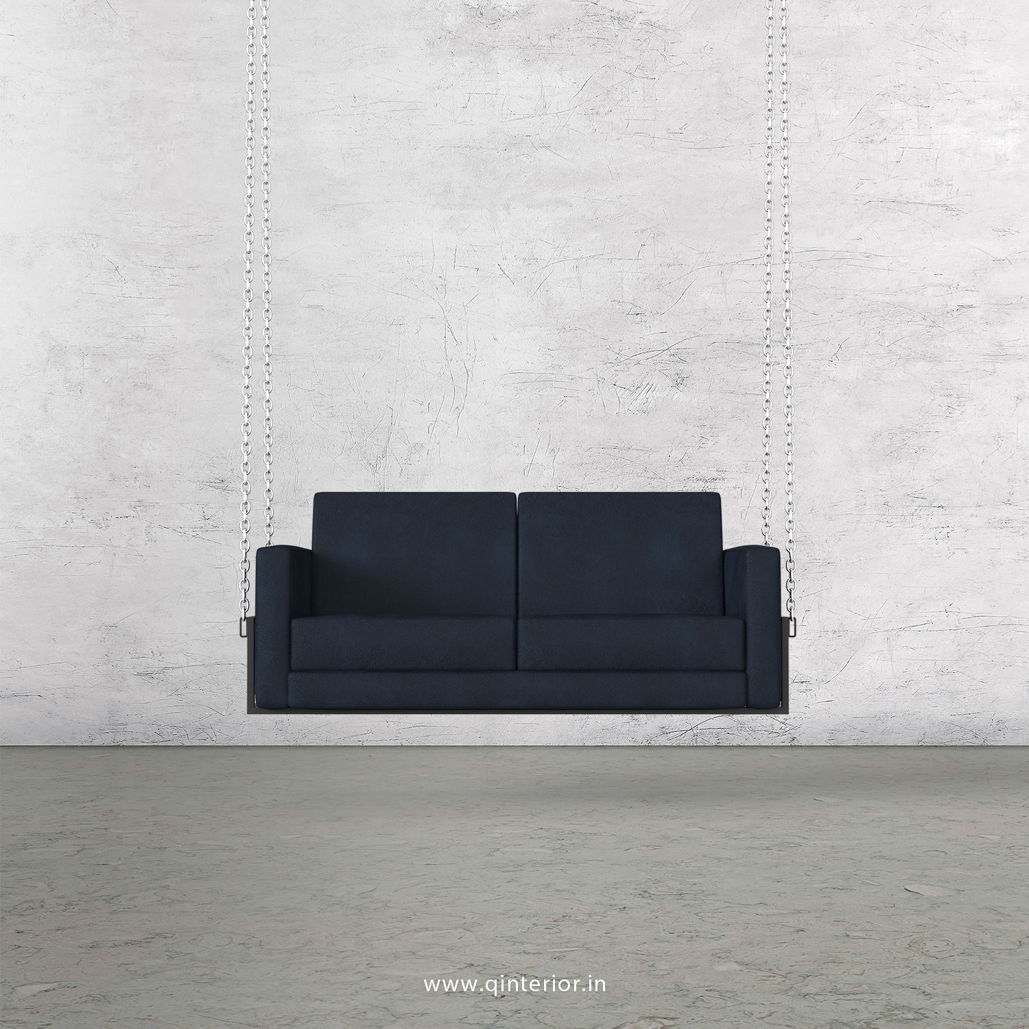 NIRVANA 2 Seater Swing Sofa in Fab Leather Fabric - SSF001 FL13
