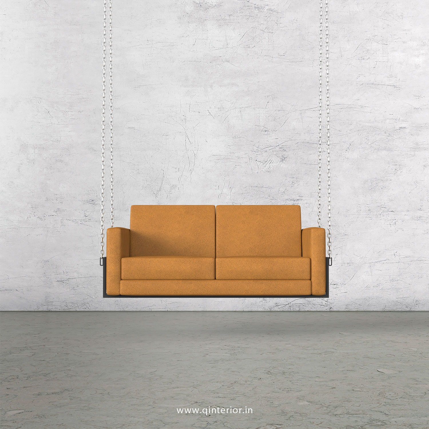 NIRVANA 2 Seater Swing Sofa in Fab Leather Fabric - SSF001 FL14