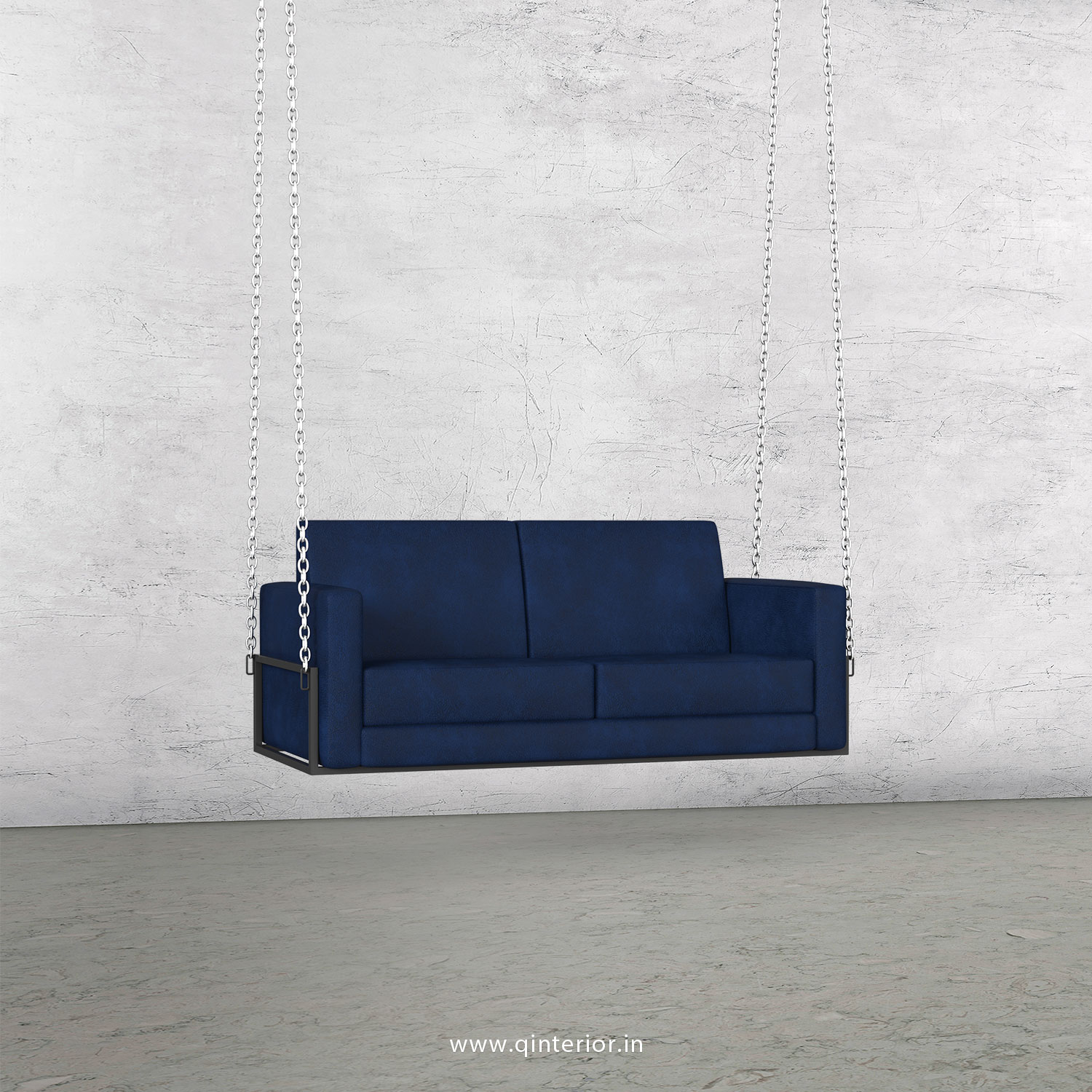 NIRVANA 2 Seater Swing Sofa in Fab Leather Fabric - SSF001 FL05