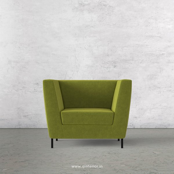 Gloria 1 Seater Sofa in Velvet Fabric - SFA018 VL10