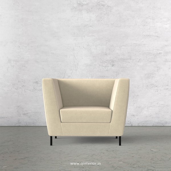 Gloria 1 Seater Sofa in Velvet Fabric - SFA018 VL01