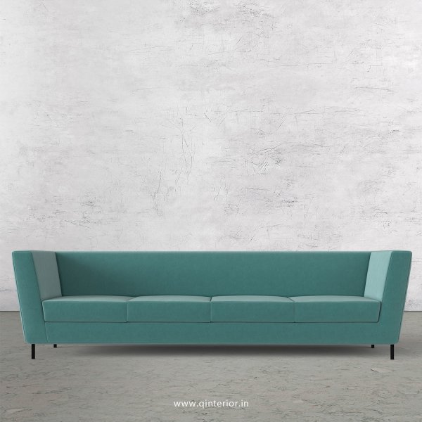 Gloria 4 Seater Sofa in Velvet Fabric - SFA018 VL14