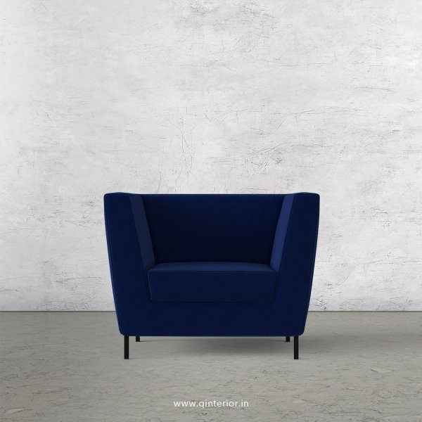 Gloria 1 Seater Sofa in Velvet Fabric - SFA018 VL05