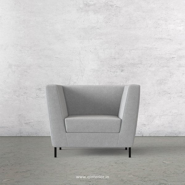 Gloria 1 Seater Sofa in Velvet Fabric - SFA018 VL06