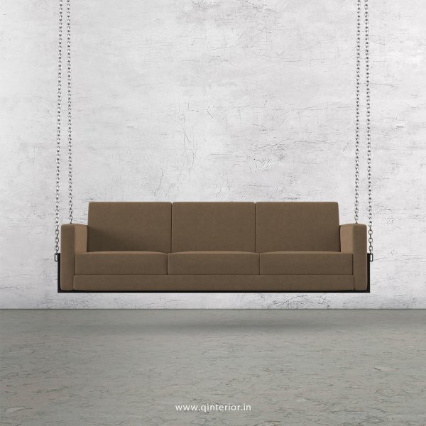 NIRVANA 3 Seater Swing Sofa in Velvet Fabric - SSF001 VL11