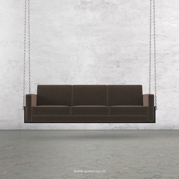 NIRVANA 3 Seater Swing Sofa in Velvet Fabric - SSF001 VL12