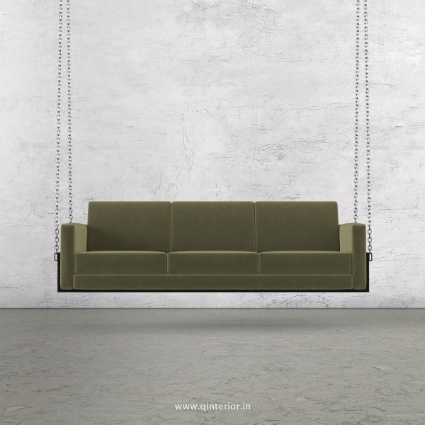 NIRVANA 3 Seater Swing Sofa in Velvet Fabric - SSF001 VL04