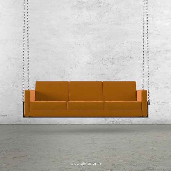 NIRVANA 3 Seater Swing Sofa in Velvet Fabric - SSF001 VL18