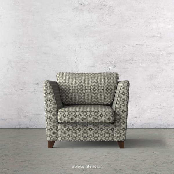 KINGSTONE 1 Seater Sofa in Jacquard Fabric - SFA004 JQ03