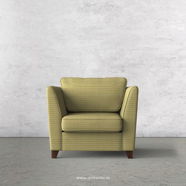 KINGSTONE 1 Seater Sofa in Jacquard Fabric - SFA004 JQ06