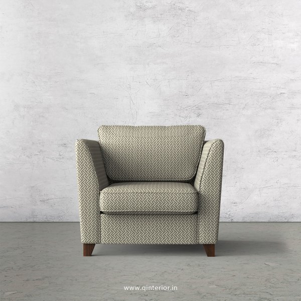 KINGSTONE 1 Seater Sofa in Jacquard Fabric - SFA004 JQ11