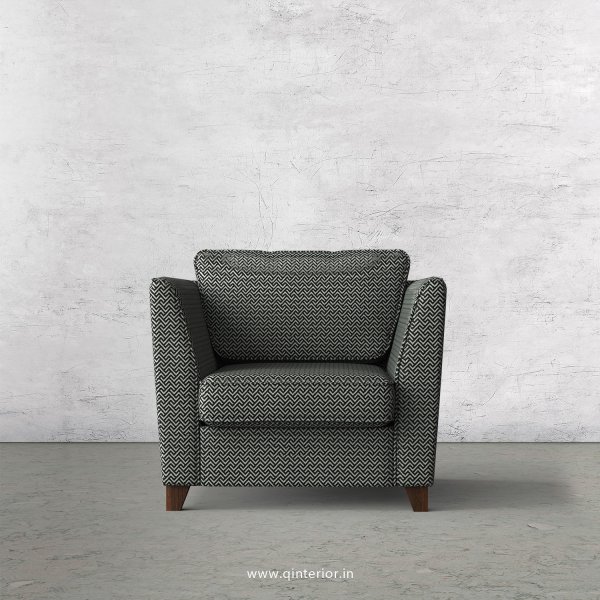 KINGSTONE 1 Seater Sofa in Jacquard Fabric - SFA004 JQ12