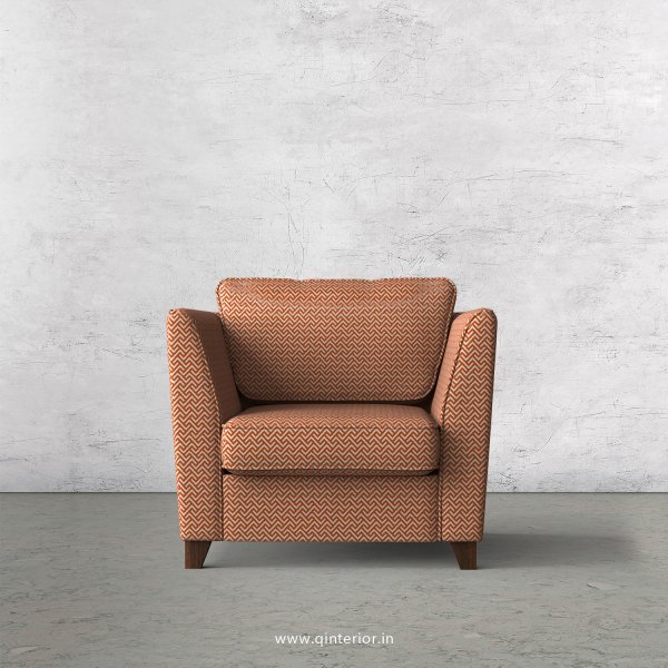 KINGSTONE 1 Seater Sofa in Jacquard Fabric - SFA004 JQ13