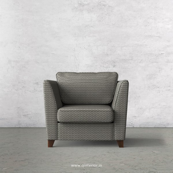 KINGSTONE 1 Seater Sofa in Jacquard Fabric - SFA004 JQ15