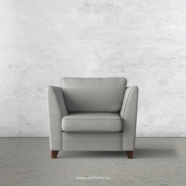 KINGSTONE 1 Seater Sofa in Jacquard Fabric - SFA004 JQ17