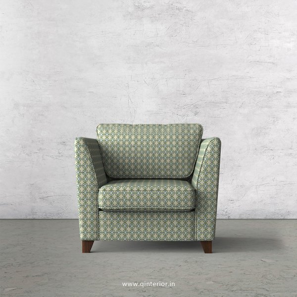 KINGSTONE 1 Seater Sofa in Jacquard Fabric - SFA004 JQ21