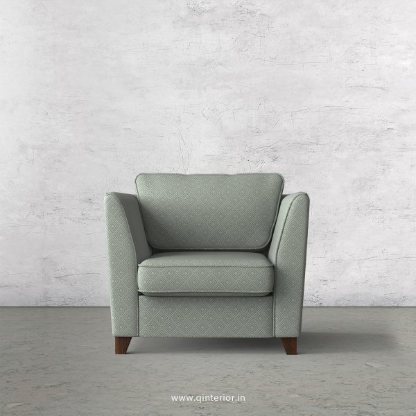 KINGSTONE 1 Seater Sofa in Jacquard Fabric - SFA004 JQ27