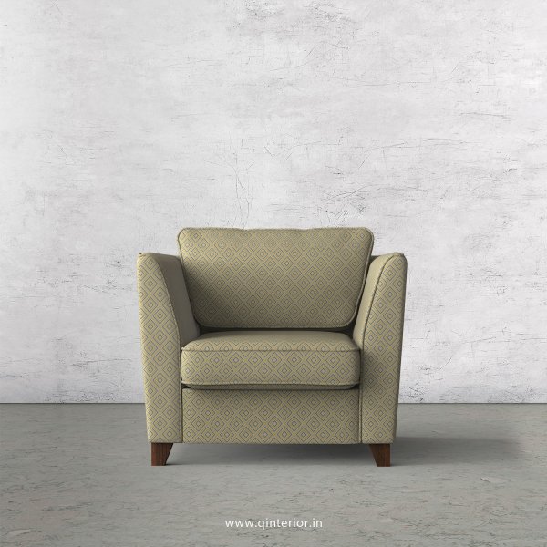 KINGSTONE 1 Seater Sofa in Jacquard Fabric - SFA004 JQ29