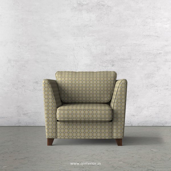 KINGSTONE 1 Seater Sofa in Jacquard Fabric - SFA004 JQ30