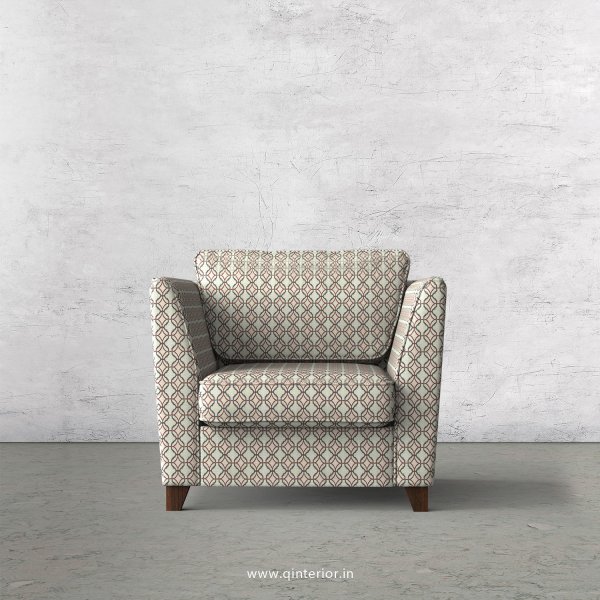 KINGSTONE 1 Seater Sofa in Jacquard Fabric - SFA004 JQ34