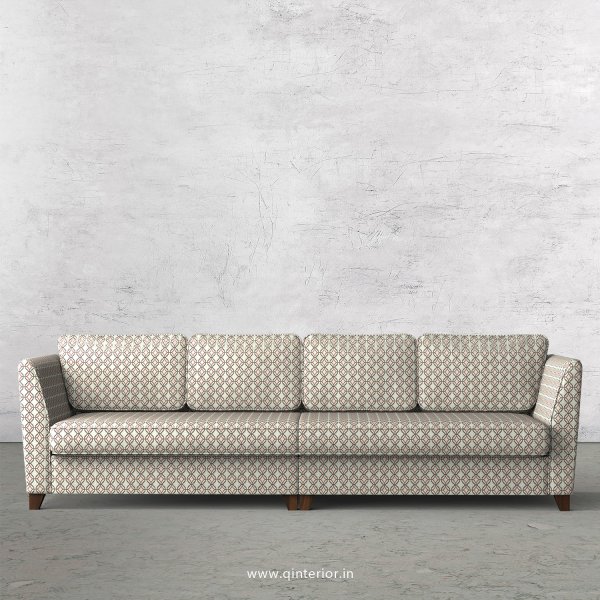 Kingstone 4 Seater Sofa in Jacquard Fabric - SFA004 JQ34