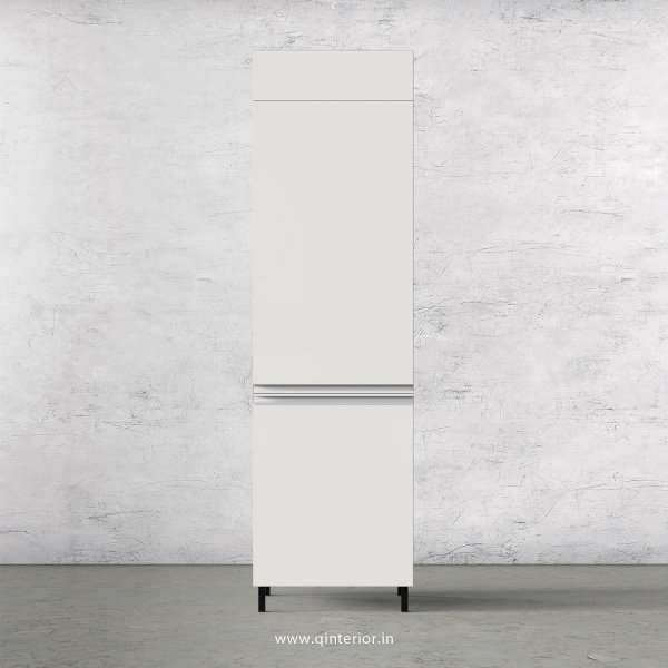 Lambent Refrigerator Unit in Walnut and Pale Grey Finish - KTB806 C23