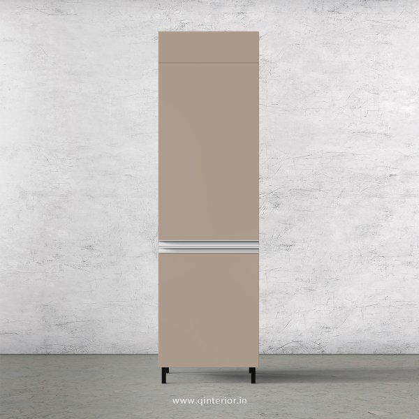 Lambent Refrigerator Unit in Teak and Cappuccino Finish - KTB806 C20