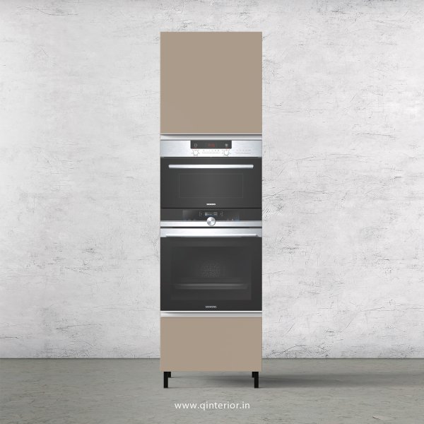 Lambent Refrigerator Unit in Teak and Acrylic Finish - KTB805 HGL07