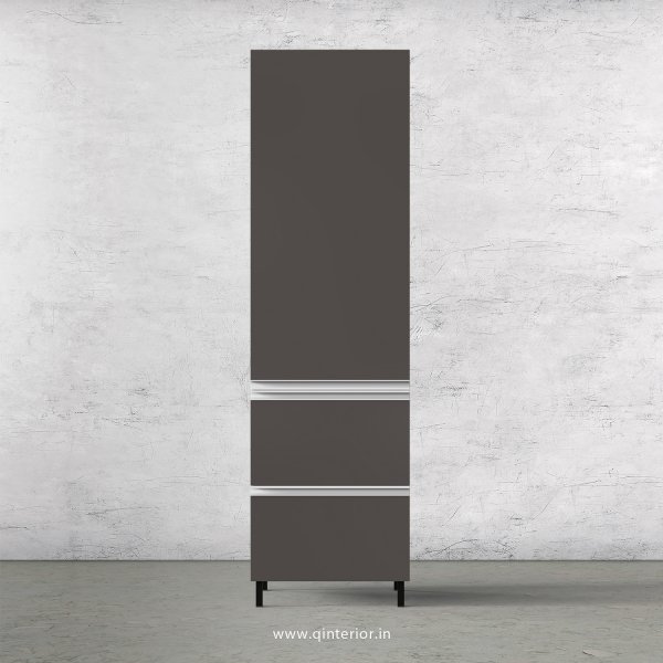 Lambent Kitchen Tall Unit in White and Slate Finish - KTB802 C16