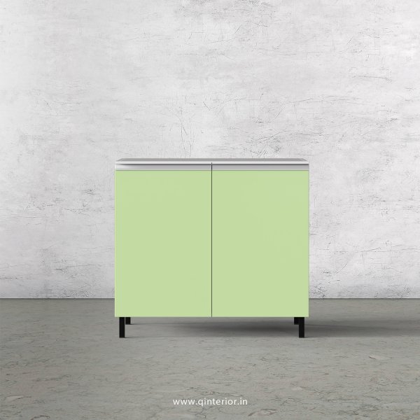 Lambent Kitchen Base Sink Unit in White and Pairie Green Finish - KBB806 C83