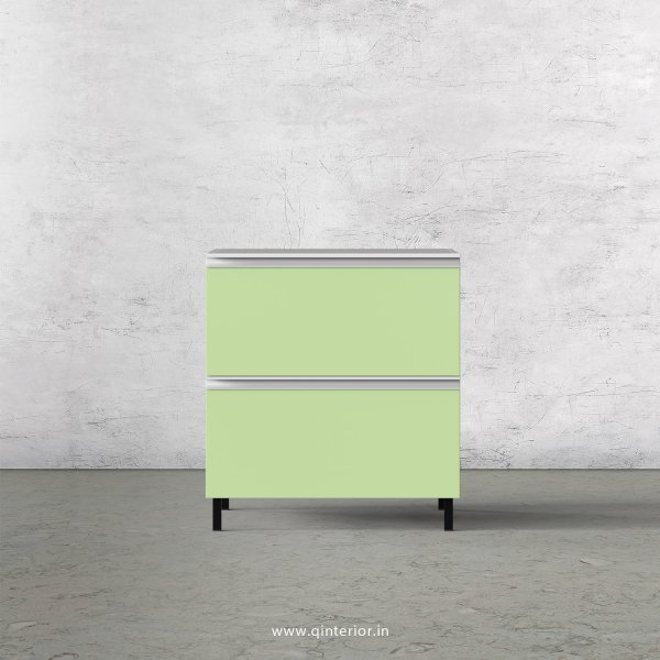 Lambent Kitchen Base Unit in White and Pairie Green Finish - KBB804 C83