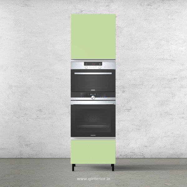 Lambent Refrigerator Unit in Teak and Acrylic Finish - KTB805 HGL04